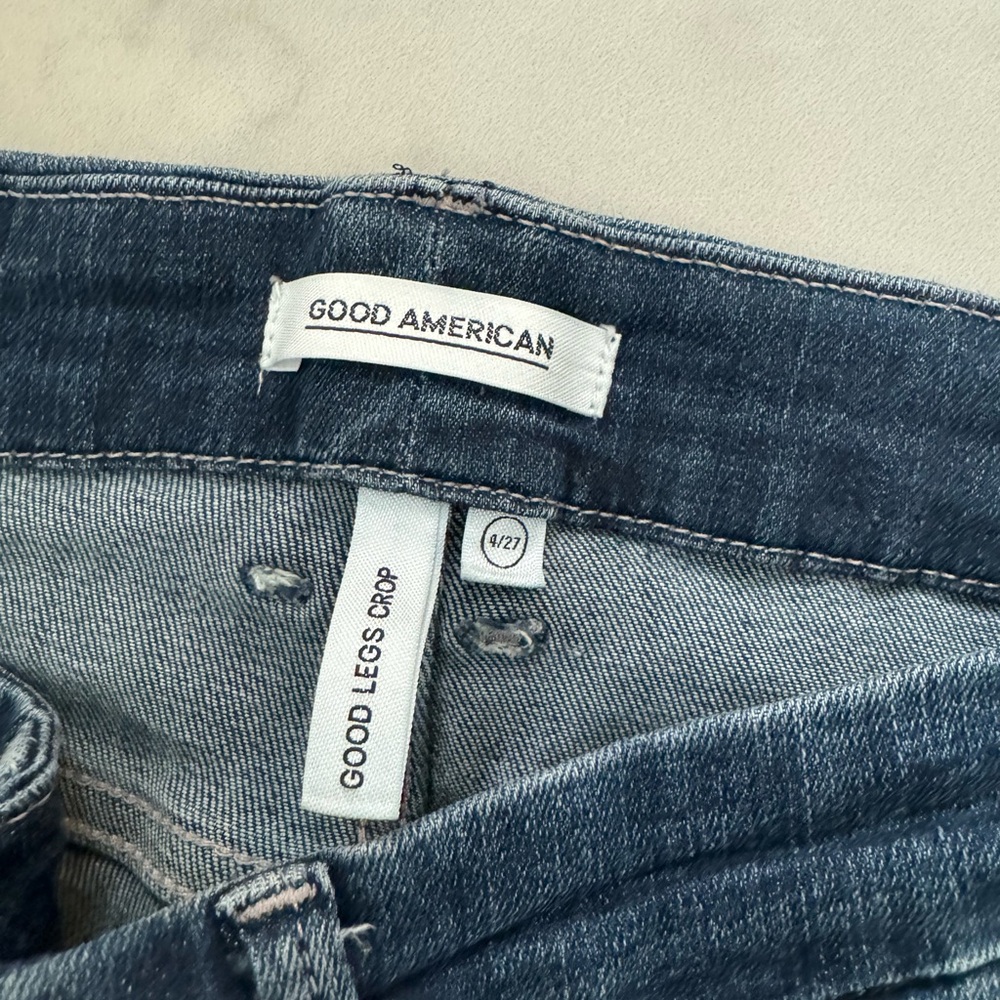 Good American Good Legs Crop jeans size 4